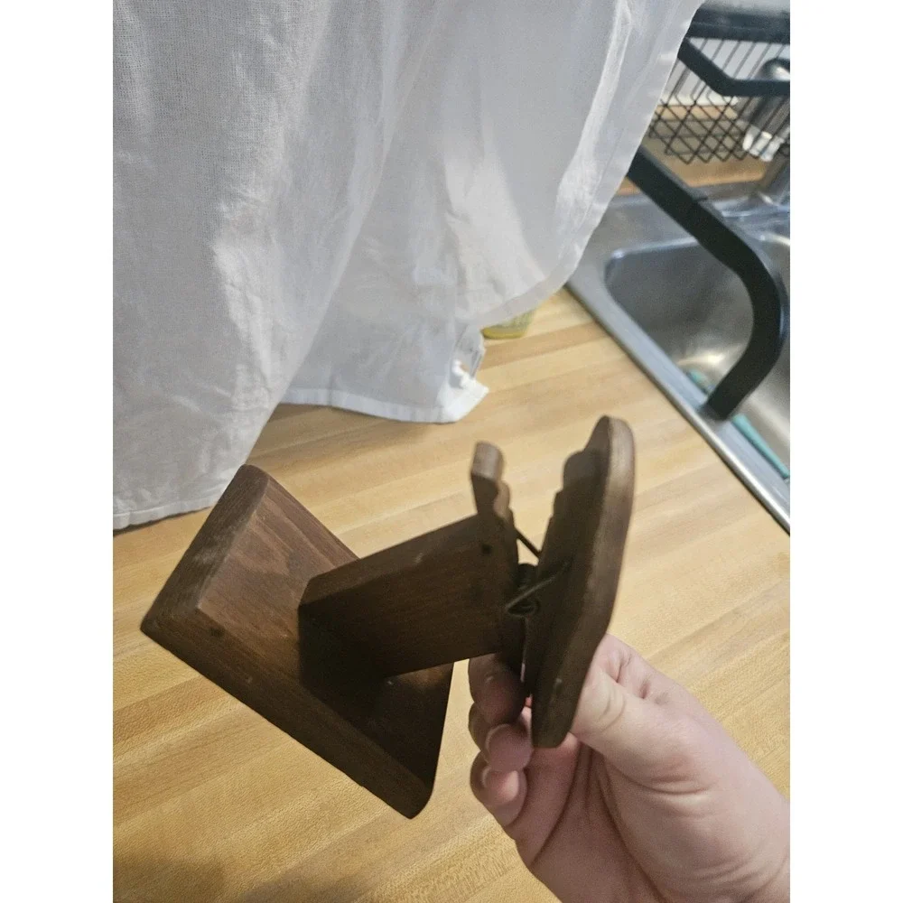 Vintage Country Farmhouse Wooden Recipe Note Card‎ Holder 4